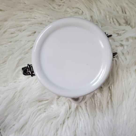 Alco Ceramic White Clamp Canister - Picture 9 of 13